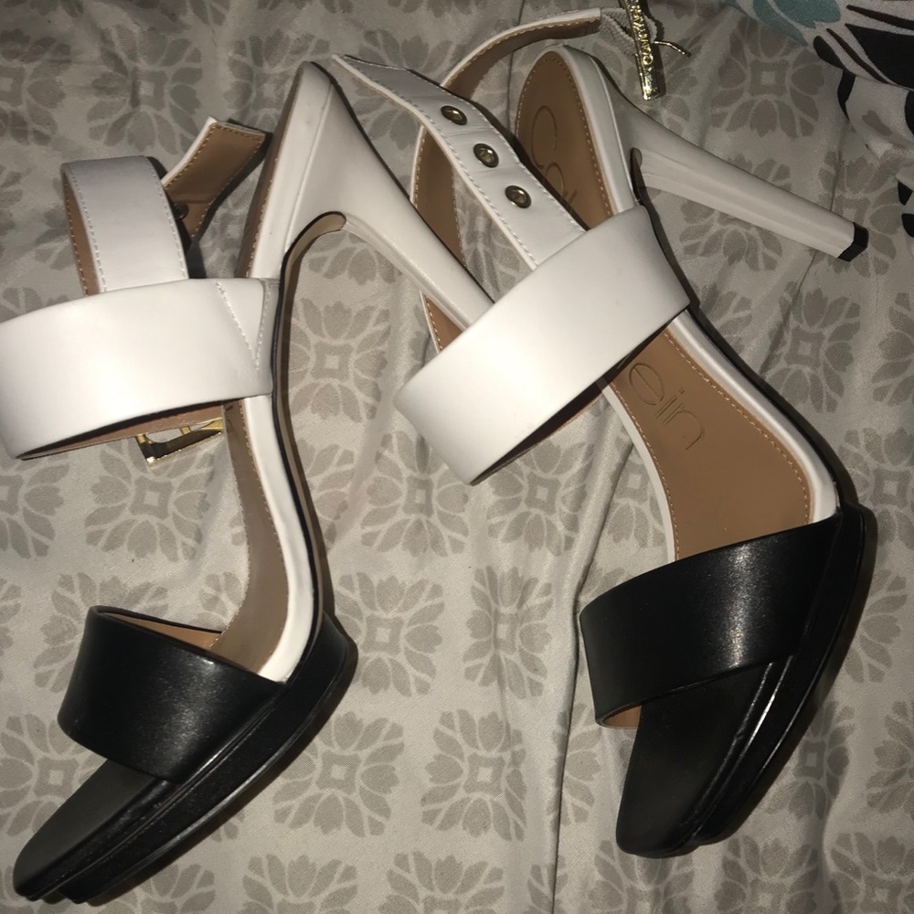 Open toe strap Calvin Klein Heels